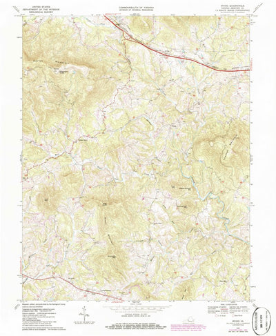 United States Geological Survey Irving, VA (1967, 24000-Scale) digital map