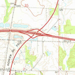 United States Geological Survey Irvington, IL (1974, 24000-Scale) digital map