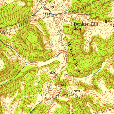United States Geological Survey Irvington, KY (1953, 24000-Scale) digital map
