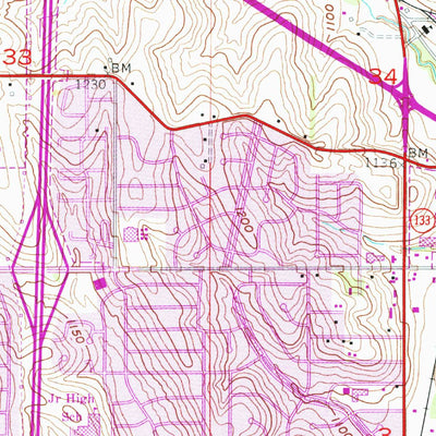 United States Geological Survey Irvington, NE (1956, 24000-Scale) digital map