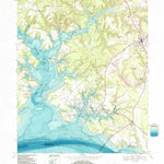 United States Geological Survey Irvington, VA (1968, 24000-Scale) digital map
