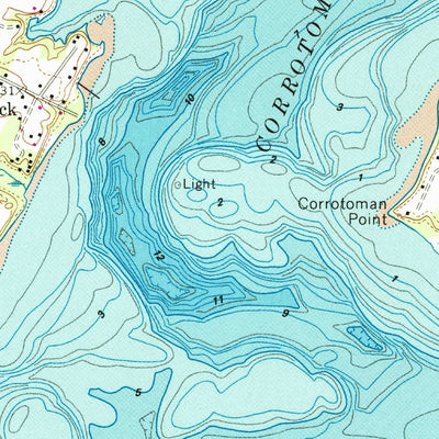 United States Geological Survey Irvington, VA (1968, 24000-Scale) digital map