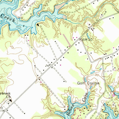 United States Geological Survey Irvington, VA (1968, 24000-Scale) digital map