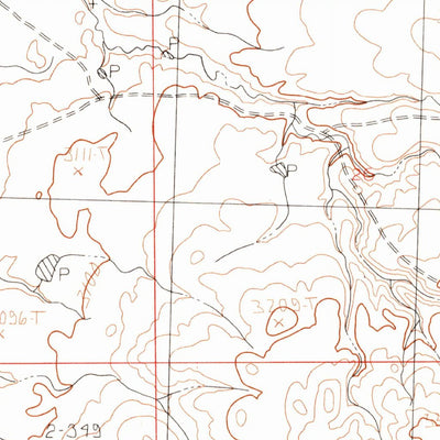 United States Geological Survey Irvins Coulee, MT (1984, 24000-Scale) digital map