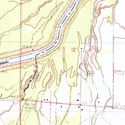United States Geological Survey Irwin Lake, LA (1982, 24000-Scale) digital map