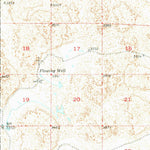 United States Geological Survey Irwin, NE-SD (1950, 62500-Scale) digital map