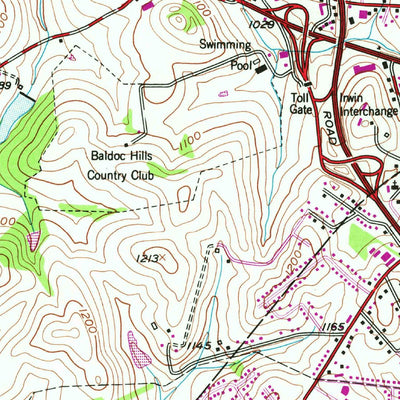 United States Geological Survey Irwin, PA (1953, 24000-Scale) digital map