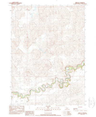 United States Geological Survey Irwin SE, NE (1990, 24000-Scale) digital map