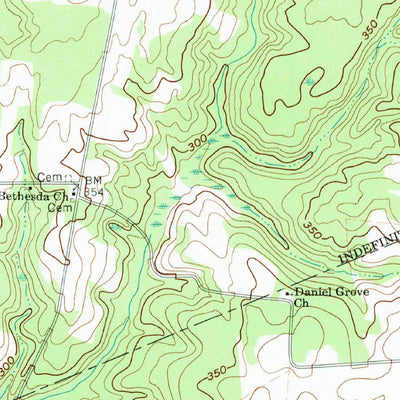 United States Geological Survey Irwins Crossroads, GA (1962, 24000-Scale) digital map