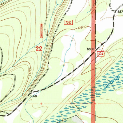 United States Geological Survey Isaac Meadows, MT (1997, 24000-Scale) digital map