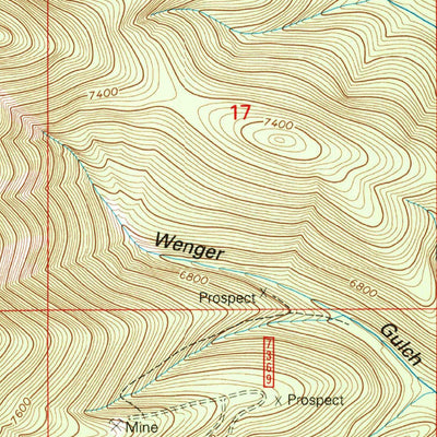 United States Geological Survey Isaac Meadows, MT (1997, 24000-Scale) digital map