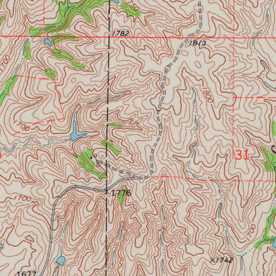 United States Geological Survey Isabel, KS (1973, 24000-Scale) digital map