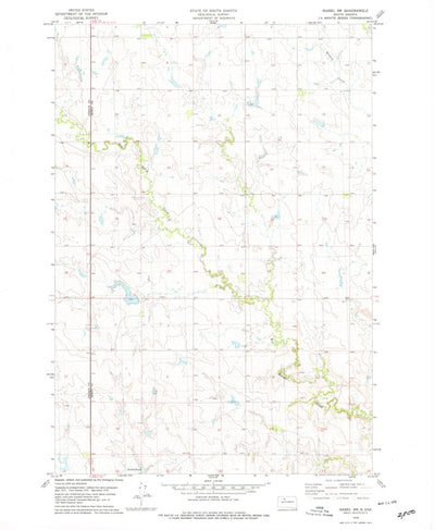 United States Geological Survey Isabel SW, SD (1978, 24000-Scale) digital map