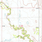 United States Geological Survey Isabel SW, SD (1978, 24000-Scale) digital map