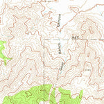 United States Geological Survey Isabella, CA (1943, 62500-Scale) digital map