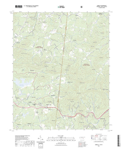 United States Geological Survey Isabella, TN (2022, 24000-Scale) digital map