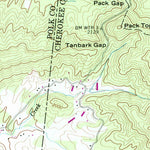 United States Geological Survey Isabella, TN-NC (1957, 24000-Scale) digital map