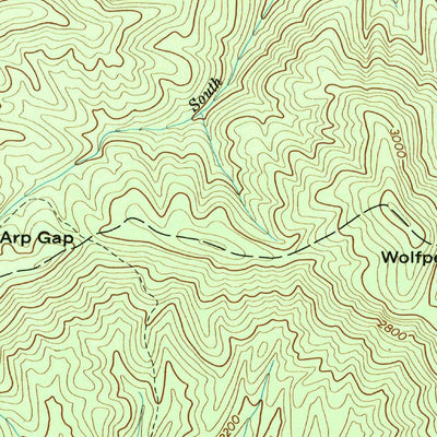 United States Geological Survey Isabella, TN-NC (1957, 24000-Scale) digital map