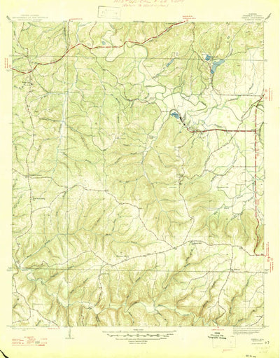 United States Geological Survey Isbell, AL (1947, 24000-Scale) digital map