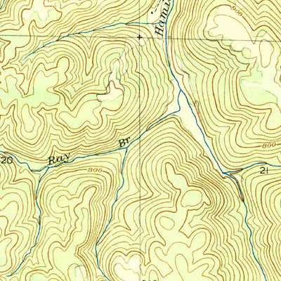 United States Geological Survey Isbell, AL (1947, 24000-Scale) digital map