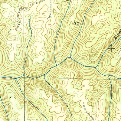 United States Geological Survey Isbell, AL (1947, 24000-Scale) digital map