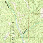 United States Geological Survey Isham Creek, OR (1988, 24000-Scale) digital map
