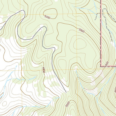 United States Geological Survey Isham Creek, OR (2020, 24000-Scale) digital map