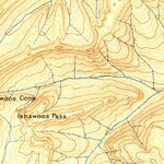 United States Geological Survey Ishawoda, WY (1895, 125000-Scale) digital map