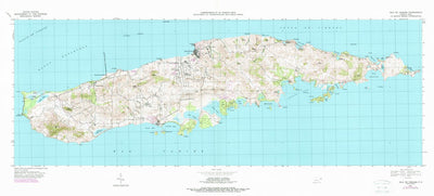 United States Geological Survey Isla De Vieques, PR (1951, 30000-Scale) digital map