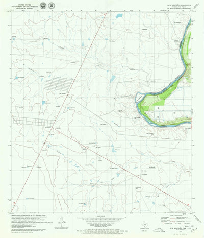United States Geological Survey Isla Mesteno, TX (1979, 24000-Scale) digital map