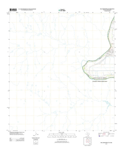 United States Geological Survey Isla Mesteno, TX (2013, 24000-Scale) digital map