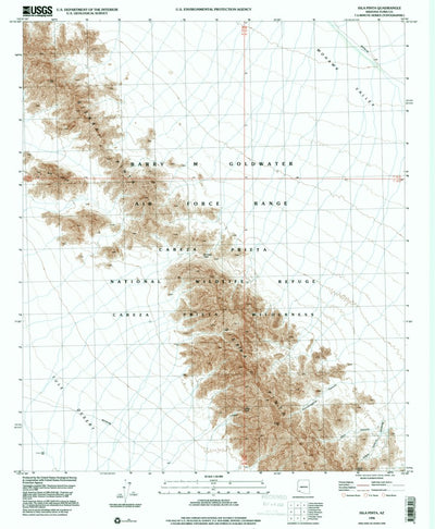 United States Geological Survey Isla Pinta, AZ (1996, 24000-Scale) digital map