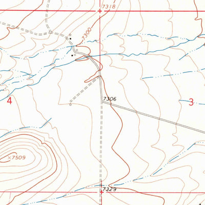 United States Geological Survey Island Butte, MT (1965, 24000-Scale) digital map