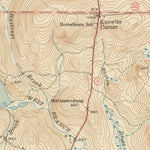 United States Geological Survey Island Falls, ME (1942, 62500-Scale) digital map