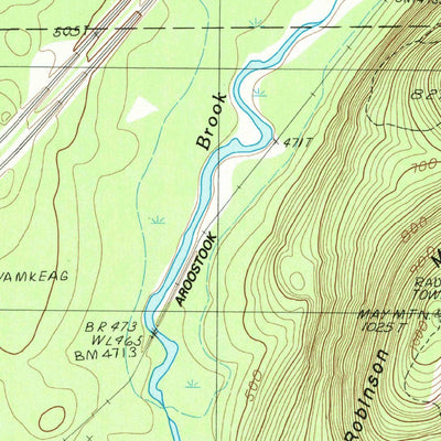 United States Geological Survey Island Falls, ME (1986, 24000-Scale) digital map