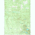 United States Geological Survey Island Lake, MI (1972, 24000-Scale) digital map