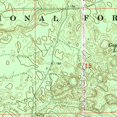 United States Geological Survey Island Lake, MI (1972, 24000-Scale) digital map