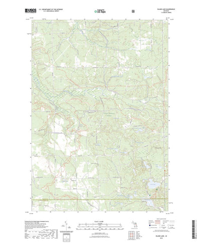 United States Geological Survey Island Lake, MI (2023, 24000-Scale) digital map