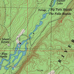 United States Geological Survey Island Lake, WI (1984, 24000-Scale) digital map
