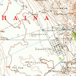 United States Geological Survey Island Of Lanai, HI (1923, 62500-Scale) digital map