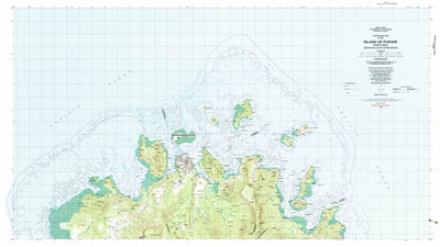 United States Geological Survey Island Of Pohnpei (North Half), FM (1983, 25000-Scale) digital map