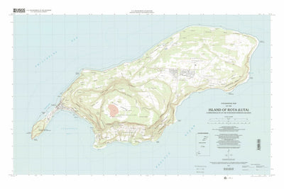 United States Geological Survey Island Of Rota (Luta), MP (1999, 25000-Scale) digital map