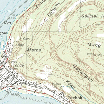 United States Geological Survey Island Of Rota (Luta), MP (1999, 25000-Scale) digital map