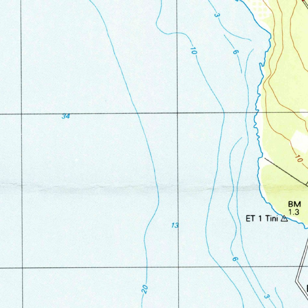 Island Of Tinian, MP (1983, 25000-Scale) Map by United States ...