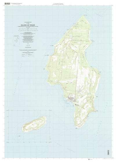 United States Geological Survey Island Of Tinian, MP (1999, 25000-Scale) digital map