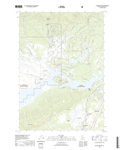 United States Geological Survey Island Park Dam, ID (2020, 24000-Scale) digital map