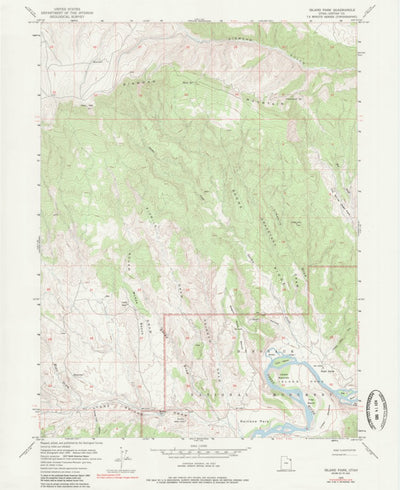 United States Geological Survey Island Park, UT (1955, 24000-Scale) digital map
