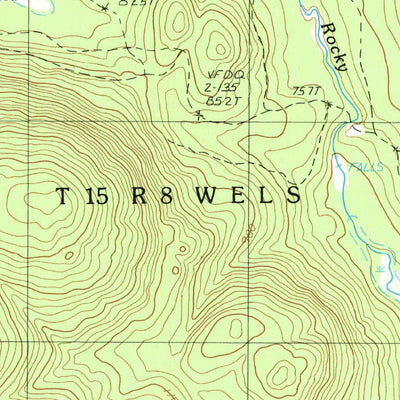 United States Geological Survey Island Pond, ME (1985, 24000-Scale) digital map