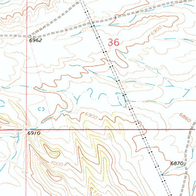United States Geological Survey Islay, WY (1962, 24000-Scale) digital map