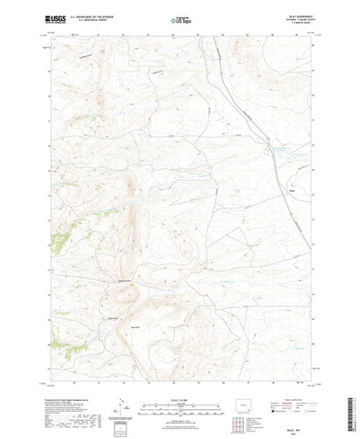 United States Geological Survey Islay, WY (2021, 24000-Scale) digital map